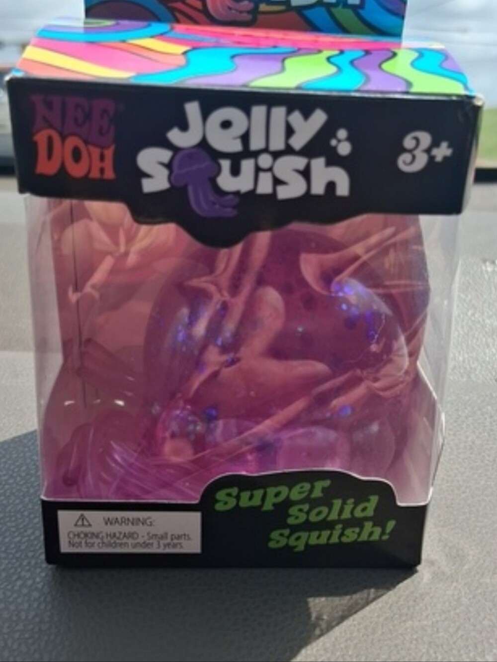 Jelly Squish Purple Kids Squishy Toy